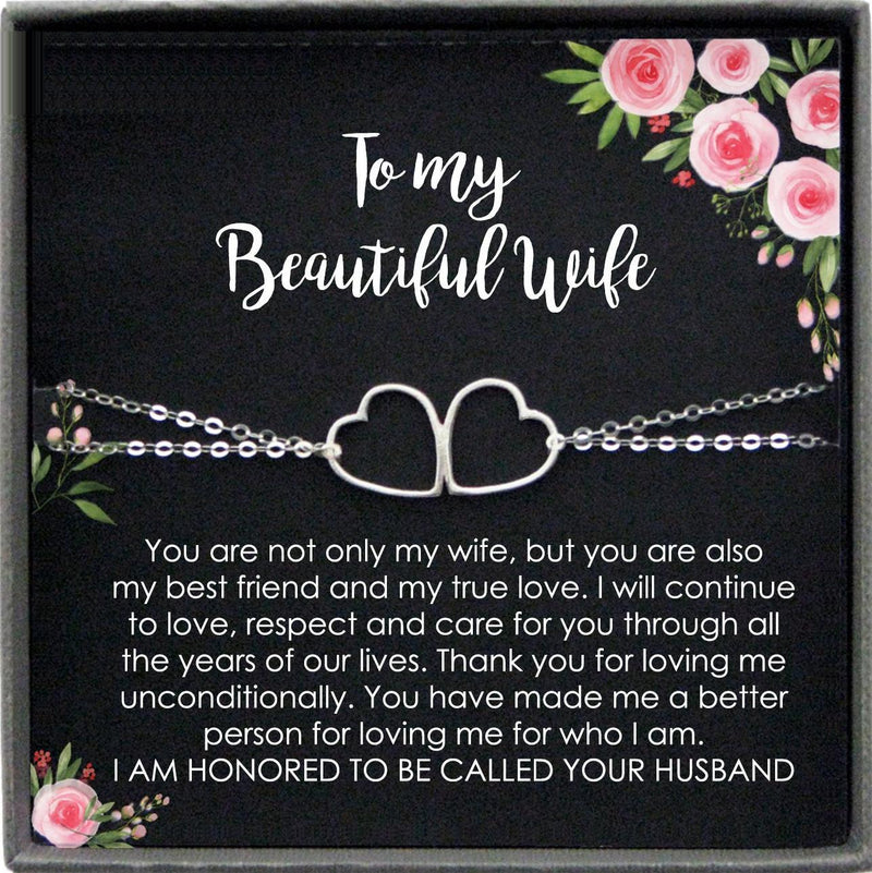 To My Beautiful Wife - Personalizable Necklace Gift Set - SS323 – Sugar  Spring Co